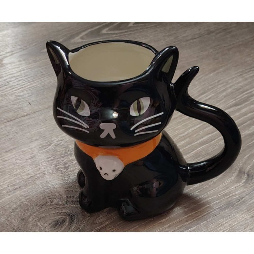 Figural‎ Black Cat Mug Hyde and EEK! Boutique  12 fl. oz (NEW)